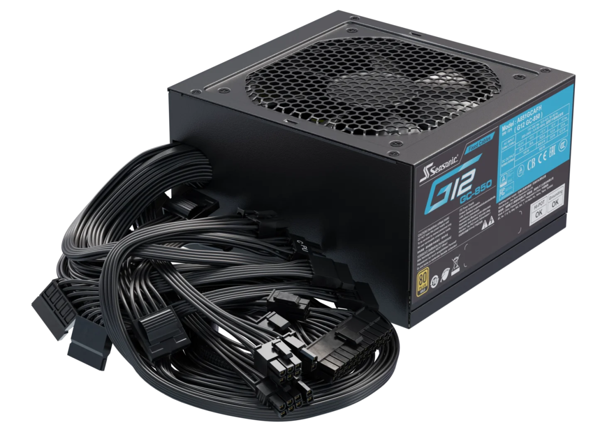 Seasonic G12 GC - 850 Power Supply 850 Watts | A851GCAFH - Vektra Computers LLC Seasonic G12 GC - 850 Power Supply 850 Watts | A851GCAFH - Vektra Computers LLC